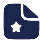 File Favourite SVG Icon